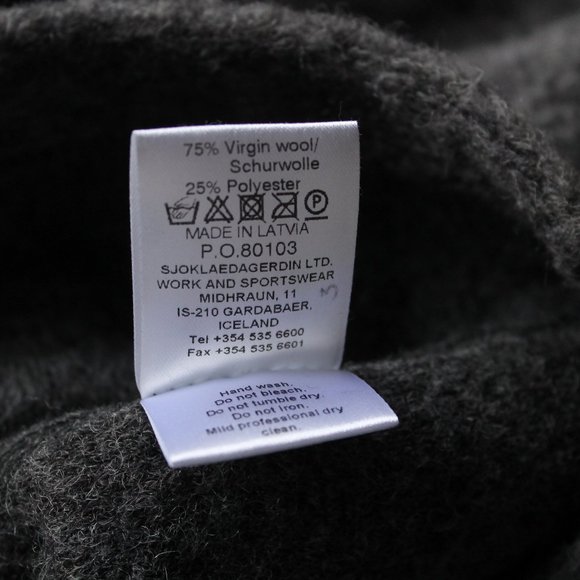 66 North Kaldi Wool Jacket Ash Grey Size Large Icelandic - Picture 8 of 8